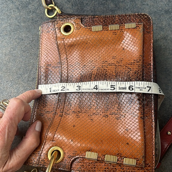 Chloe snake skin and leather shoulder/crossbody bag - Picture 10 of 11